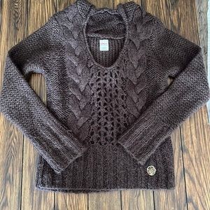 VGUC Only brown hooded sweater